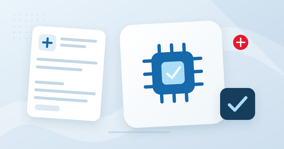 Editorial illustration for Improving Medical Interoperability with AI in Healthcare - Qway Healthcare