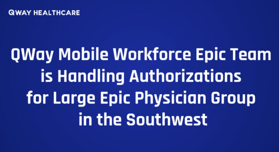 QWay Healthcare announces new agreement with a healthcare provider using EPIC for mobile workforce services (1)